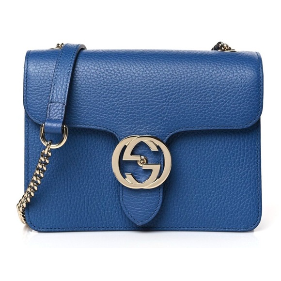 Gucci Handbags - 1850$ Gucci blue Marmont Crossbody